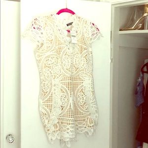 Fashion Nova Crochet Romper